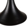JAMES Side Table 65x65cm - Mango Wood Top & Black Flared Legs