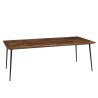 Table à manger KIARA en bois recyclé 220x100cm
