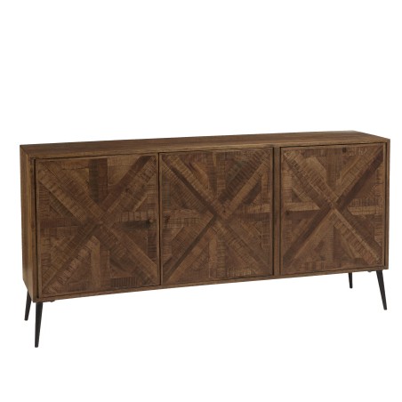 Buffet KIARA - Bois recyclé 3 portes