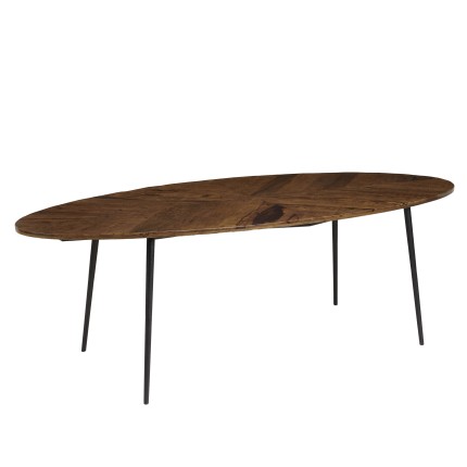 Table à manger ovale KIARA 240x110cm