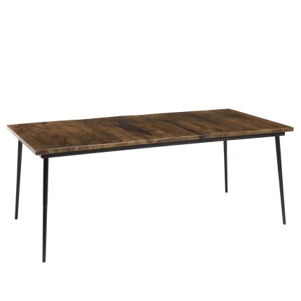 Table à manger KIARA en bois recyclé 200x100cm
