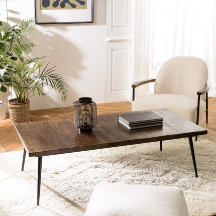Table basse rectangulaire KIARA bois recyclé