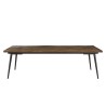 KIARA Rectangular Coffee Table 135x70cm - Geometric Shapes Design