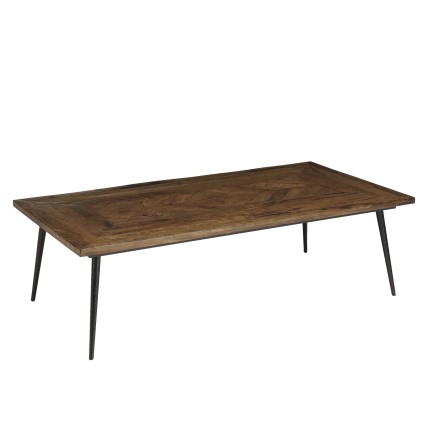 Table basse KIARA - Formes géométriques en bois recyclé