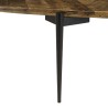 KIARA Coffee Table with Concave Edges 135x75cm Recycled Wood