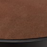 Table à manger BASILE 220x110 couleur rouille effet pierre