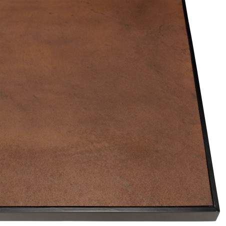 BASILE Dining Table 220x100 Rust Color Stone Effect