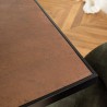 Table à manger BASILE 220x100 couleur rouille