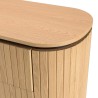 CHARLIE - Retro Brown Chest of Drawers with 3 Drawers