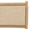 VALERIA Set of 2 Teak Garden Chairs - Beige Rattan