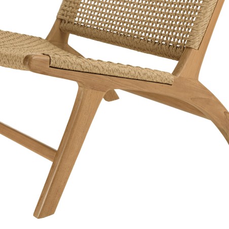 Lot de 2 fauteuils lounge de jardin VALERIA