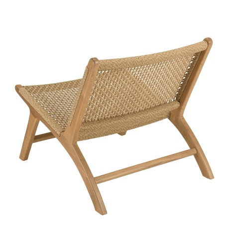 Lot de 2 fauteuils lounge de jardin VALERIA
