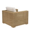 Valeria 6-Seater Garden Furniture Set - Beige Synthetic Rattan