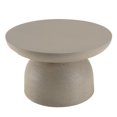 Table basse ronde HECTOR 70x70cm effet béton