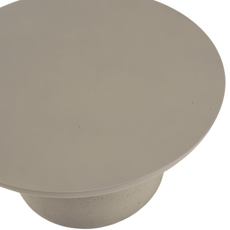 HECTOR Round Coffee Table 70x70cm - Concrete Effect