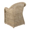 KALLY Kubu Armchair with White Seat Cushion