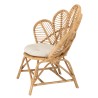 Fauteuil en rotin KALLY - Style bohème