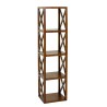 LAUREN Brown Shelf Unit with 4 Compartments 40 cm - Mindi Wood