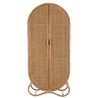 KALLY - 2-door Rattan Cabinet | Honey Brown Cane Work