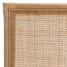 KALLY Rectangular Headboard 140/160cm 'Caning' Honey Brown Rattan
