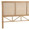 KALLY Rectangular Headboard 140/160cm 'Caning' Honey Brown Rattan