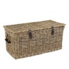 Coffre de rangement en kubu naturel KALLY 100cm