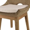 Lot 2 chaises jardin rotin synthétique KALLY