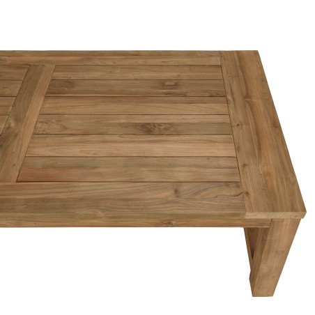 Table à manger jardin en teck recyclé 300x95cm