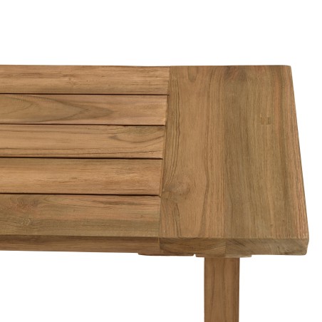 Banc de jardin en teck recyclé KALLY 270x35cm