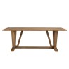 Table à manger jardin KALLY 220x100cm teck recyclé