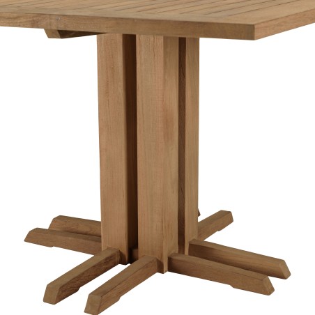 Table à manger jardin carrée KALLY 110x110cm