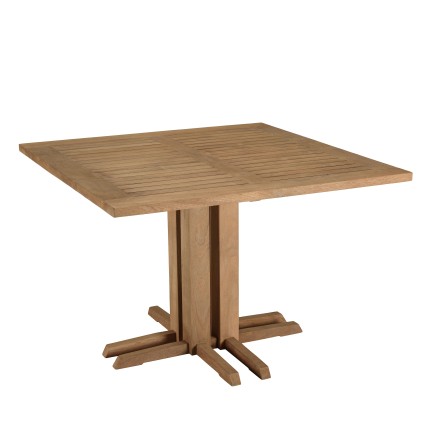 Table à manger jardin carrée KALLY 110x110cm