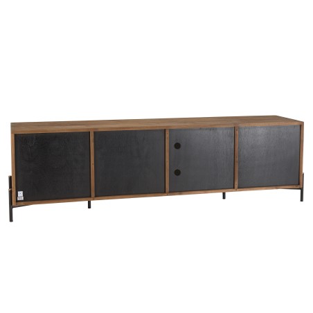 SIXTINE TV Stand - Recycled Teak Wood - 4 Doors