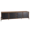 SIXTINE TV Stand - Recycled Teak Wood - 4 Doors