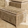 KALLY - Set of 2 Rectangular Storage Chests in Natural Kubu