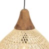 Suspension SIXTINE en rotin naturel 40x40cm