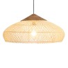 Suspension SIXTINE en rotin naturel 65x65cm