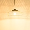 Suspension SIXTINE en rotin naturel 65x65cm