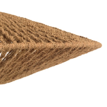 SIXTINE 'Cymbal' Pendant Light - 100x100cm Coconut Fiber/Recycled Teak