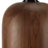SIXTINE Elongated Pendant Light - Recycled Teak Wood