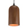 SIXTINE Elongated Pendant Light - Recycled Teak Wood