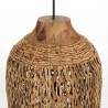 SIXTINE Pendant Light 30x30cm - Natural Abaca & Recycled Teak