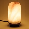 Lampe de table SIXTINE en onyx et teck
