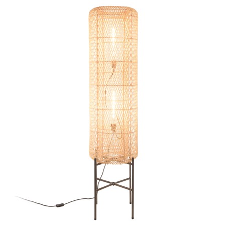 Lampadaire SIXTINE en rotin naturel 39x39cm