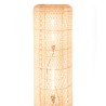 Lampadaire SIXTINE en rotin naturel 39x39cm
