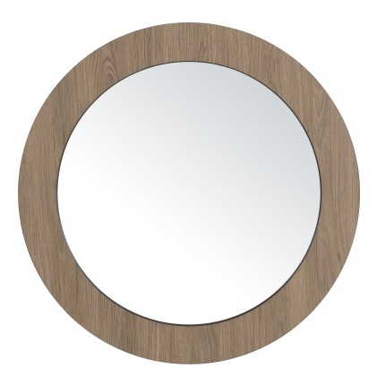 Miroir rond JULIA 80x80cm couleur mocha