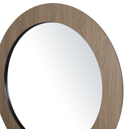 JULIA Round Mirror 80x80cm - Mocha Color