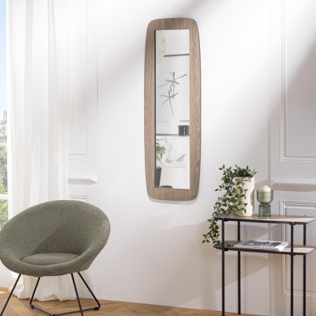 JULIA Rectangular Mirror - 120 x 40 cm, Mocha Color