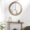 Miroir rond JULIA 80x80cm couleur mocha
