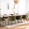 MAXENCE - Extendable Dining Table 240/292x100cm Recycled Teak
